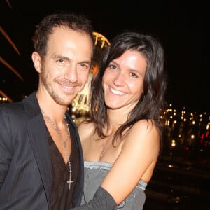 Calogero et Hortense d'Estève lors de la remise des prix "les 3 coups de l'Angelus 2007" au Crillon, à Paris, le 1er octobre 2007.