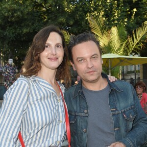 Patrick Mille et sa femme Justine Lévy - Soirée d'inauguration de la 35ème fête foraine des Tuileries au Jardin des Tuileries à Paris, le 22 juin 2018. © Coadic Guirec/Baldini/Bestimage