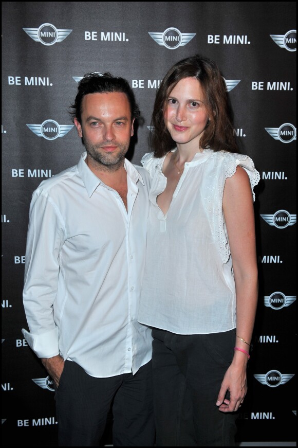 Patrick Mille et Justine Levy à l'inauguration du Mini Brand Store le 30 juin 2010