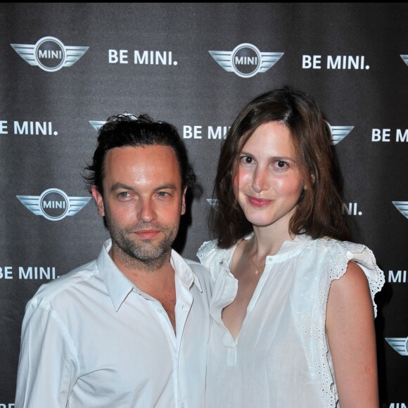 Patrick Mille et Justine Levy à l'inauguration du Mini Brand Store le 30 juin 2010