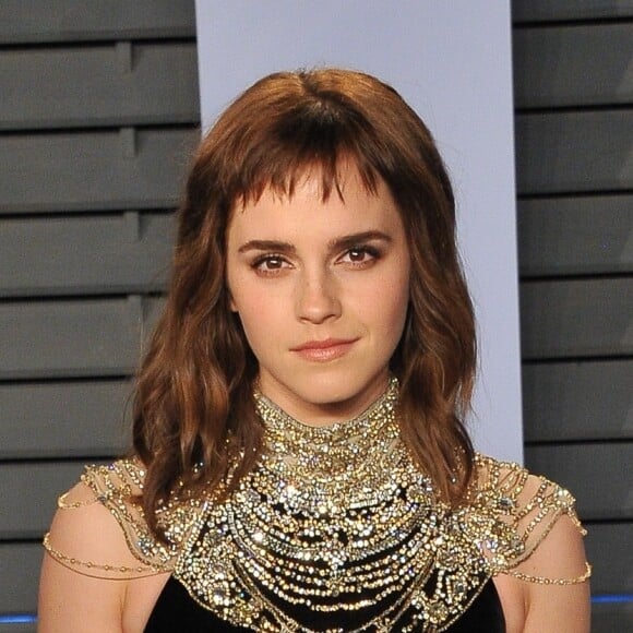 Emma Watson - Les célébrités arrivent à la soirée "Vanity Fair Oscar Party" organisée par Radhika Jones à Beverly Hills le 4 octobre 2018.