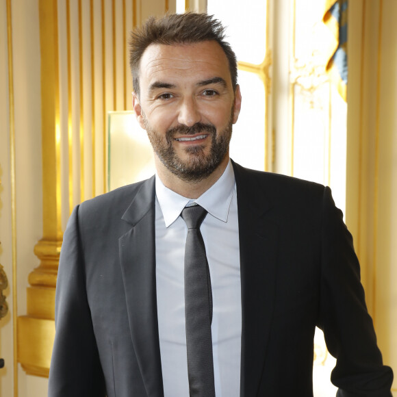 Cyril Lignac - Cérémonie de remise des insignes de Commandeur dans l'Ordre des Arts et des Lettres à Pierre Hermé et de Chevalier dans l'Ordre des Arts et des Lettres à David Sinapian au Ministère de la Culture à Paris, le 23 septembre 2019. © Marc Ausset-Lacroix/Bestimage