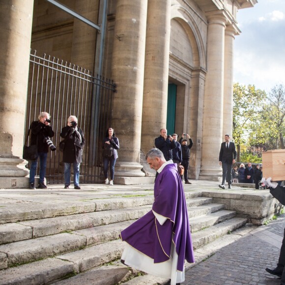 Obsèques de Marie Laforêt en l'église Saint-Eustache à Paris. Le 7 novembre 2019.