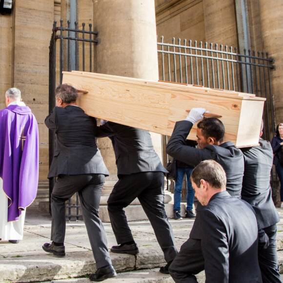 Obsèques de Marie Laforêt en l'église Saint-Eustache à Paris. Le 7 novembre 2019.
