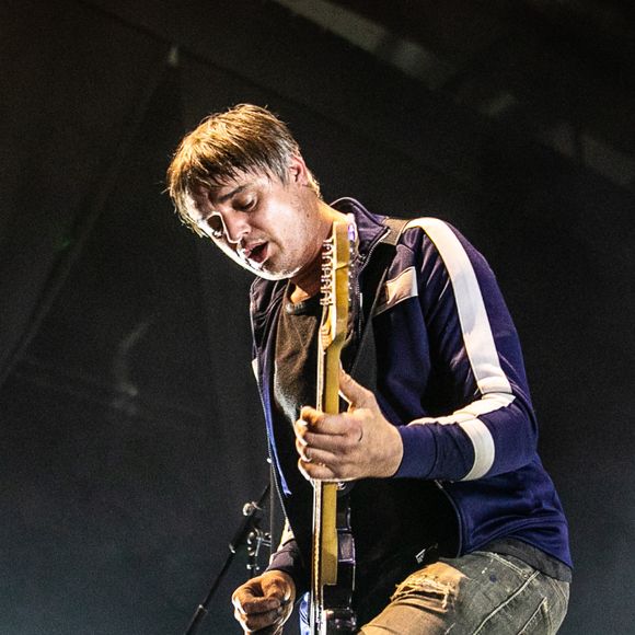 Pete Doherty et son groupe de rock "The Libertines" se produisent en concert à Berlin, le 5 novembre 2019.