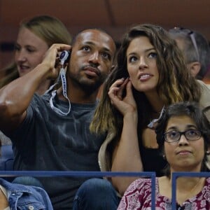 Ashley Graham et son mari Justin Ervin pendant l'US Open 2016 au USTA Billie Jean King National Tennis Center à Flushing Meadow