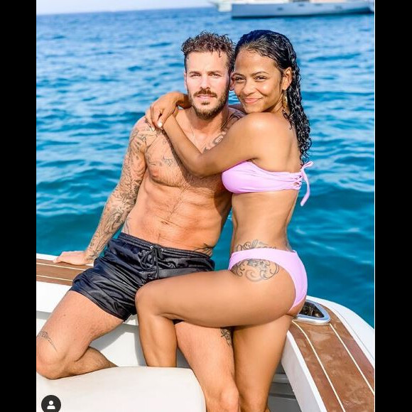 M. Pokora et Christina Milian le 26 septembre 2019 sur Instagram.