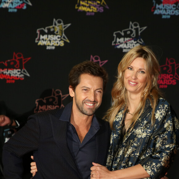 Frédéric Diefenthal et sa compagne Stéphanie - 21ème édition des NRJ Music Awards au Palais des festivals à Cannes le 9 novembre 2019. © Dominique Jacovides/Bestimage