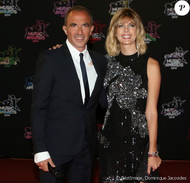 Nikos Aliagas et sa compagne Tina - 21ème édition des NRJ Music Awards au Palais des festivals à Cannes le 9 novembre 2019. © Dominique Jacovides/Bestimage