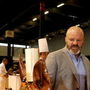 Exclusif - Le chef Philippe Etchebest fait le tour du salon "Exp'Hotel" à Bordeaux le 20 novembre 2017.© Patrick Bernard/ Bestimage