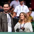 Kim Sears à Wimbledon le 9 juillet 2019.