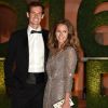 Andy Murray et sa femme Kim Sears lors du dîner de gala en l'honneur des vainqueurs du tournoi de Wimbledon 2016, Serena Williams et Andy Murray victorieux, au Guildhall à Londres le 10 juillet 2016.