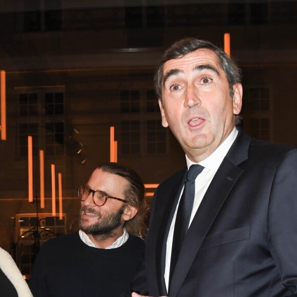 Semi-exclusif - Alice Taglioni (enceinte) et Jean-Marc Gallot (président de la maison Veuve-Clicquot) - Remise des Bold Woman Awards by Veuve Clicquot au 3 Mazarine à Paris le 14 novembre 2019. © Coadic Guirec/Bestimage14/11/2019 - Paris