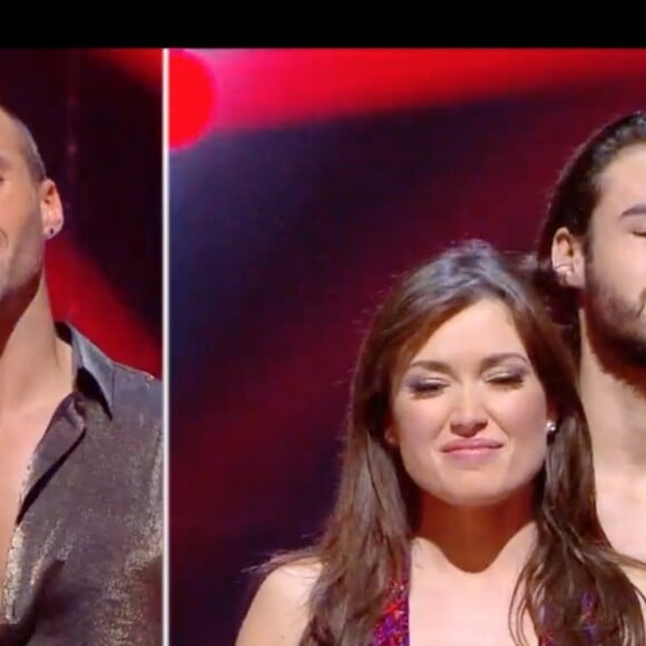 Elsa Esnoult et Anthony Colette, éliminés face à Sami El Gueddari et Fauve Hautot dans l'émission "Danse avec les stars 10". TF1. Le 16 novembre 2019.