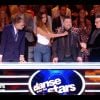 Patrick Dupond, Shy'm, Chris Marques et Jean-Marc Généreux dans l'émission "Danse avec les stars 10". TF1. Le 16 novembre 2019.