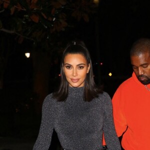 Kim Kardashian et Kanye West à Houston. Le 16 novembre 2019.