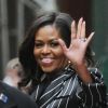 Michelle Obama quitte le magasin Barnes & Noble à New York le 30 novembre 2018.