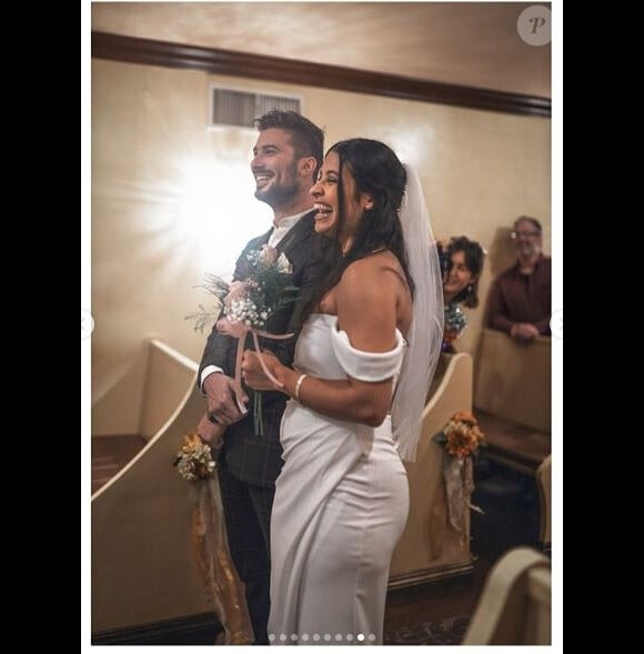Mariage d'Ali et Alia à Las Vegas, sur Instagram le 19 novembre 2019.