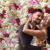 Photos du premier mariage d'Ali et Alia, sur Instagram, le 14 juillet 2018.