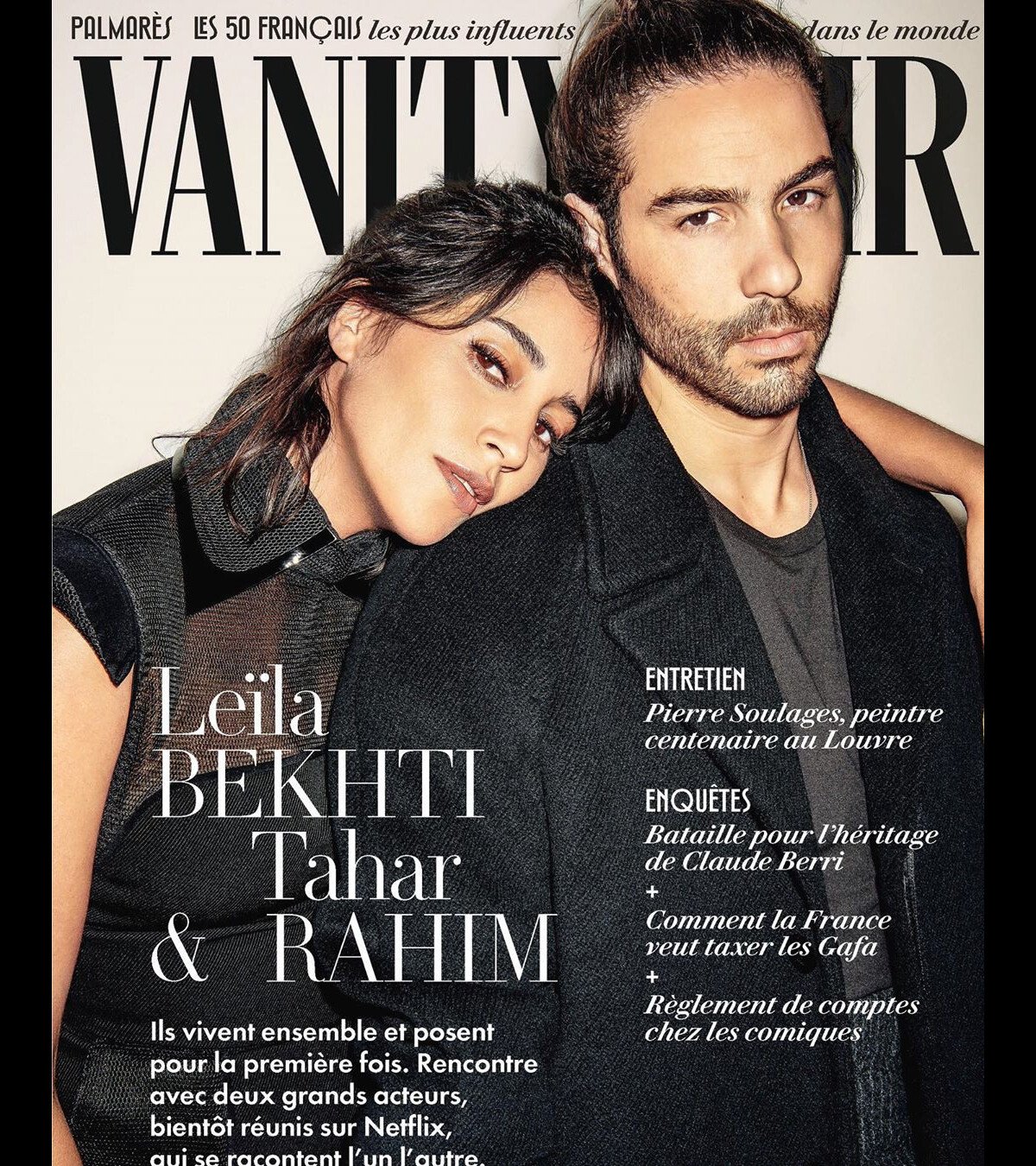 Photo : Leïla Bekhti et Tahar Rahim en couverture de 