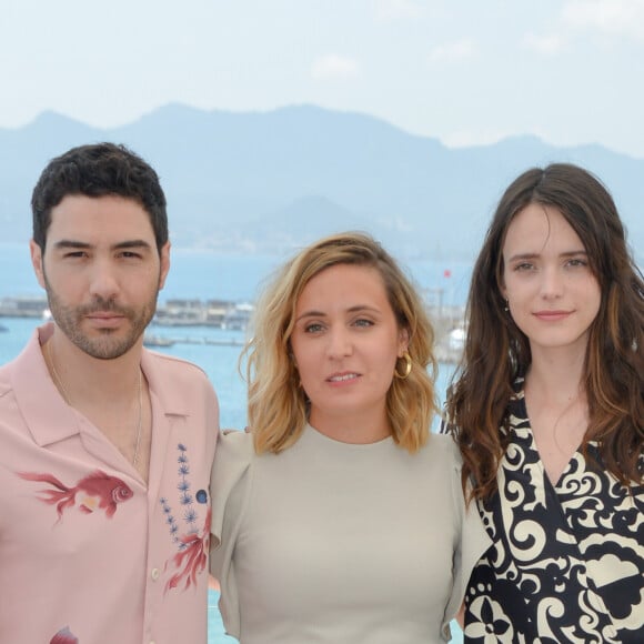 Tahar Rahim, Marie Monge, Stacy Martin lors du photocall du film " Joueurs " au 71ème Festival International du Film de Cannes, le 11 mai 2018 à l'hôtel JW Marriott (Club by Albane) © CVS / Bestimage