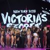Mannequins et chanteurs pour le final lors du défilé Victoria's Secret au Pier 94 à New York, le 8 novembre 2018. © Morgan Dessalles/Bestimage