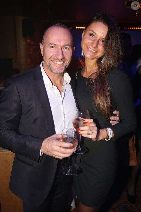 Pascal Soetens et sa compagne Charlotte lors de la soirée de lancement des vins et du parfum "L'Ogre" de Jean-Marie Bigard, au Manko a Paris, France le 28 Octobre 2019