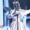 Portrait et performance de la Licorne, personnage de "Mask Singer" sur TF1.