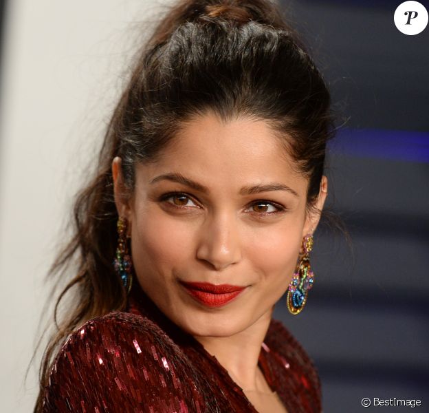 Freida Pinto - Soirée Vanity Fair Oscar Party à Los Angeles. Le 24 février 2019.