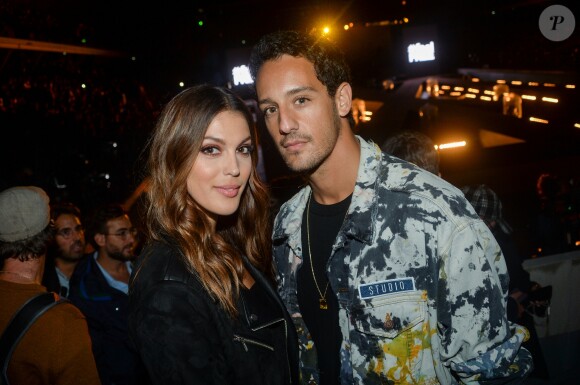 Iris Mittenaere et son compagnon Diego - Front Row - Etam Live Show 2019 au Stade Roland Garros à Paris le 24 septembre 2019. © Cyril Moreau / Veeren / Bestimage