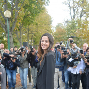 Anouchka Delon enceinte - Arrivées au défilé Elie Saab "Collection Prêt-à-Porter Printemps/Eté 2020" lors de la Fashion Week de Paris (PFW), le 28 septembre 2019. © Veerren Ramsamy - Christophe Clovis / Bestimage