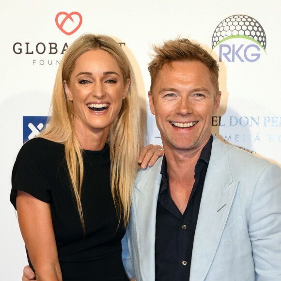 Storm Keating et son mari Ronan Keating - Soirée du Global Gift 2019 à Marbella en Espagne le 3 ami 2019.