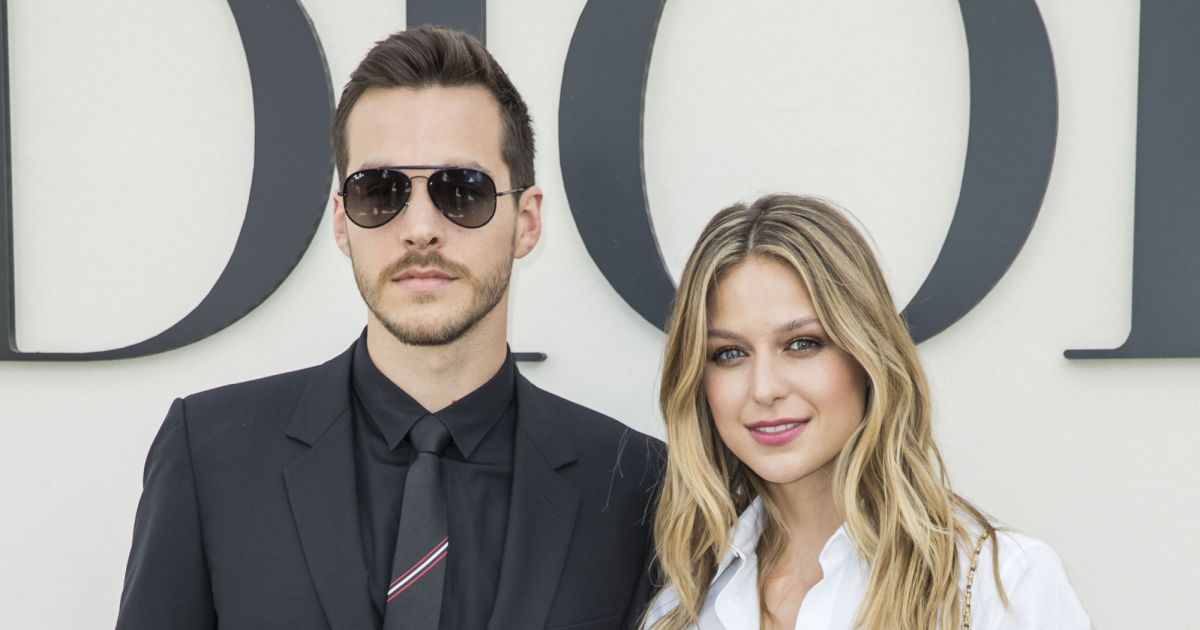Melissa Benoist et son compagnon Christopher Charles Wood - Photocall