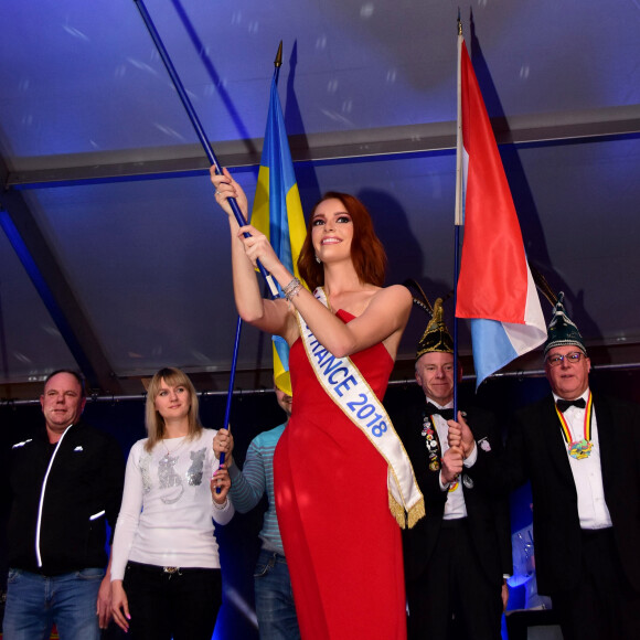 Maëva Coucke (miss France 2018), marraine du Festival - Cérémonie d'ouverture du festival du Beaujolais nouveau "Les Sarmentelles" à Beaujeu le 20 novembre 2019. © Romain Doucelin/Bestimage