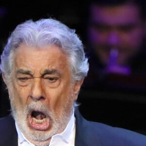 Placido Domingo en concert à Moscou, le 17 octobre 2019.