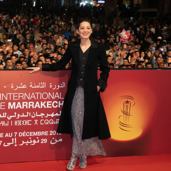 Marion Cotillard arrive à la projection du film "Macbeth" lors de la 18ème édition du Festival International du Film de Marrakech (FIFM), le 30 novembre 2019. © Romuald Meigneux/Bestimage