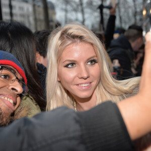 Exclusif - Jessica Thivenin - Arrivées à la soirée de lancement de la nouvelle émission de télé-réalité "Les Marseillais South America" au cinéma Gaumont Marignan à Paris, le 21 février 2017. © Veeren/Bestimage N