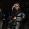 Rihanna quitte l'after party de sa marque, Fenty, au Laylow Club dans le quartier de Notting Hill. Le 2 décembre 2019.