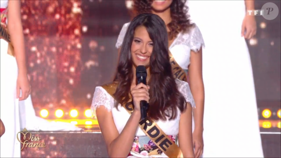 Miss Picardie : Morgane Fradon, Élection de Miss France 2020 sur TF1, le 14 décembre 2019.