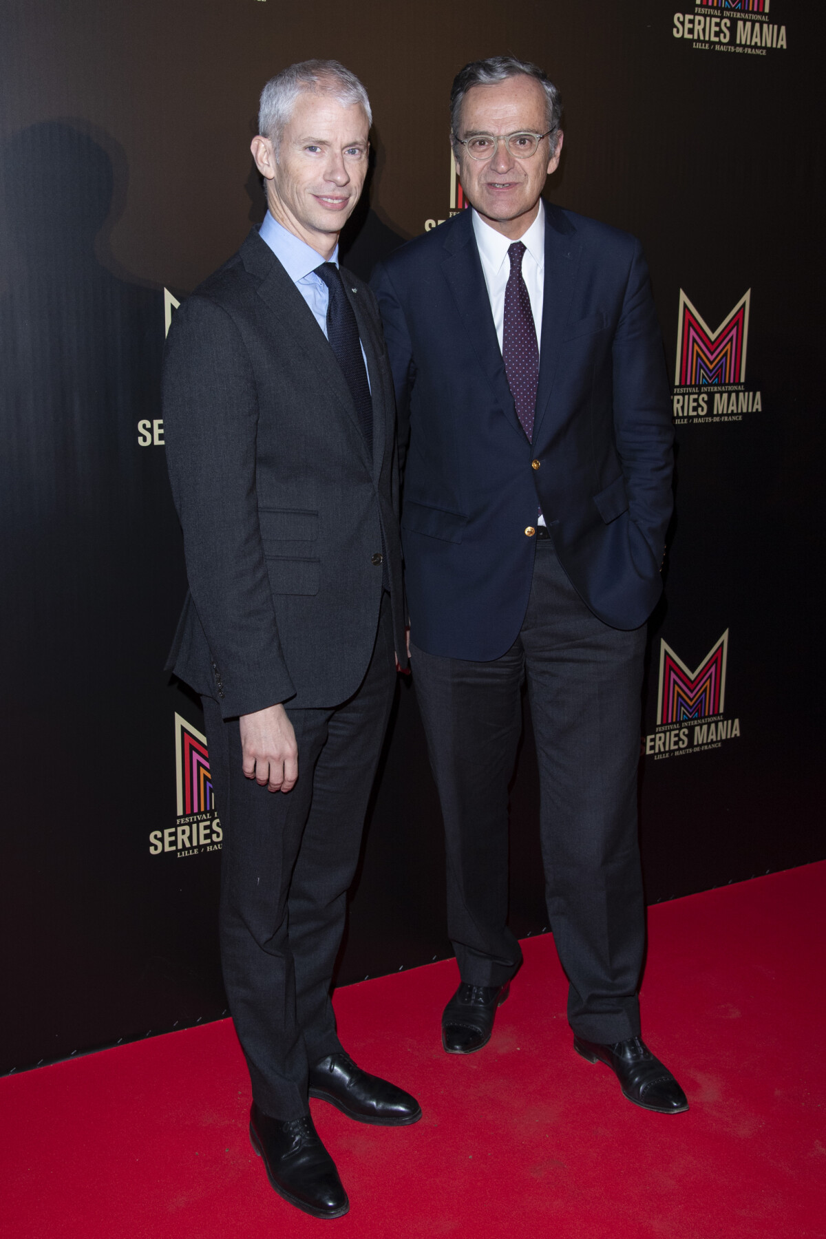 Photo : Franck Riester et Roch-Olivier Maistre assistent au dîner de 