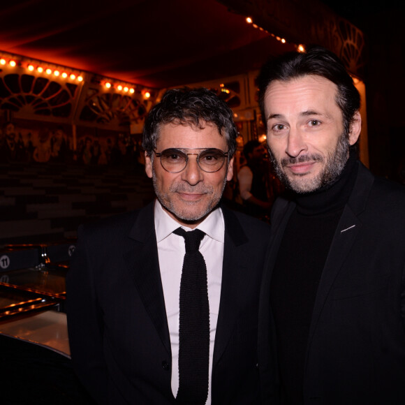 Pascal Elbé et Michaël Cohen assistent au dîner de Gala du Festival Series Mania au Musée des Arts Forains à Paris le 2 décembre 2019. © Pierre Perusseau - Rachid Bellak / Bestimage