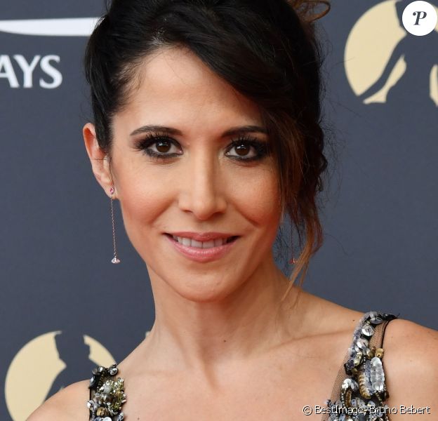 Fabienne Carat durant la soirée d'ouverture du 59e Festival de Télévision de Monte Carlo à Monaco le 14 juin 2919. © Bruno Bebert/Bestimage