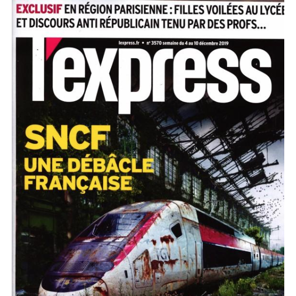 Couverture de L'Express du 4 au 10 décembre 2019