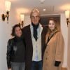 Alessandra Sublet, Dominique Desseigne et Marie-Ange Casta - Inauguration de la Suite Harcourt de l'Hôtel Barrière Le Fouquet's à Paris le 26 novembre 209. © Coadic Guirec/Bestimage