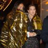 Les top models Gigi Hadid et Mona Tougaard ont participé au défilé Chanel Métiers d'Art et assisté au dîner de l'after-show. Paris, le 4 décembre 2019.