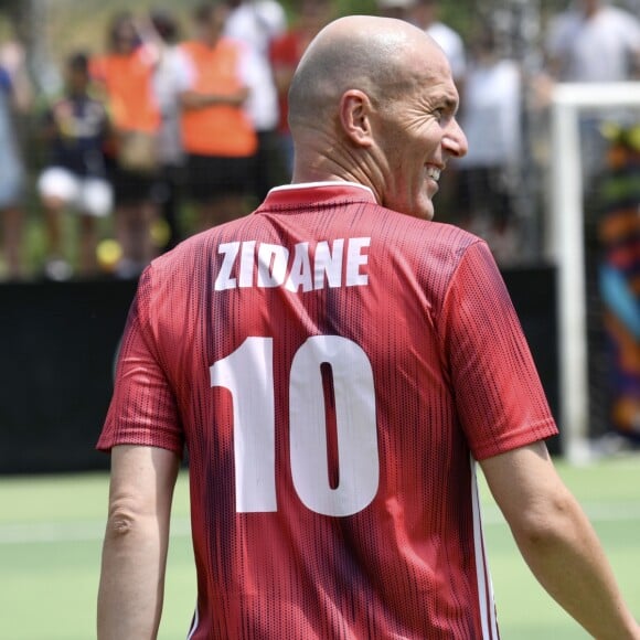 Zinédine Zidane lors de la grande finale de la Z5 Cup à Aix-en-Provence, France, 23 juin 2019. © Norbert Scanella/Panoramic/Bestimage