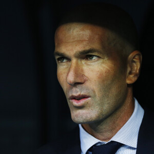 Zinédine Zidane - Ligue des champions : le Real Madrid arrache le match nul face à Bruges (2-2) à Madrid le 1er octobre 2019.