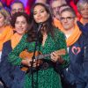 Vaimalama Chaves - Deuxième jour de la 33ème édition du Téléthon au Parc de la Villette à Paris le 7 décembre 2019. Le compteur de la 33ème édition du Téléthon a atteint 74,6 millions d'euros dimanche 8 décembre, en hausse par rapport à l'édition 2018 où l'événement caritatif avait été bousculé par la mobilisation des "gilets jaunes". © Tiziano Da Silva/Bestimage08/12/2019 -