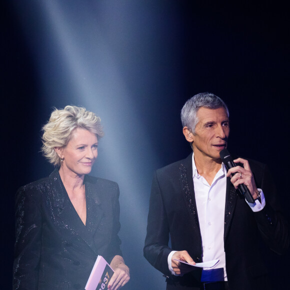 Sophie Davant, Nagui - Deuxième jour de la 33ème édition du Téléthon au Parc de la Villette à Paris le 7 décembre 2019. Le compteur de la 33ème édition du Téléthon a atteint 74,6 millions d'euros dimanche 8 décembre, en hausse par rapport à l'édition 2018 où l'événement caritatif avait été bousculé par la mobilisation des "gilets jaunes". © Tiziano Da Silva/Bestimage07/12/2019 -