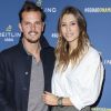 Laury Thilleman (Miss France 2011) et son fiancé Juan Arbelaez lors de la soirée de réouverture de la boutique "Breitling", située rue de la Paix. Paris, le 3 octobre 2019. © Olivier Borde/Bestimage